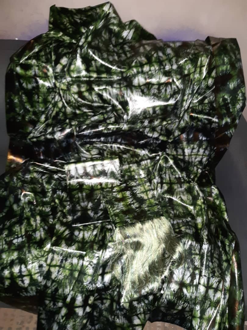 Boubou thioup bazin riche malien siri vert