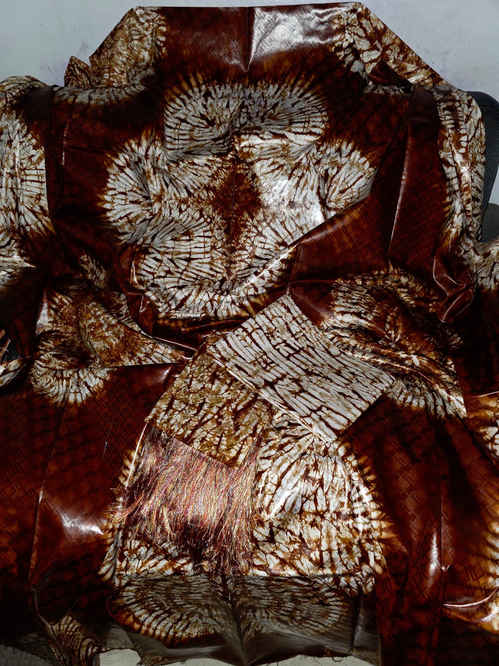 New design chic boubou de cérémonie bazin riche getzner