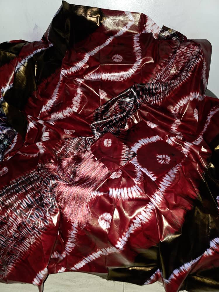 boubou élégant thioup getzner teinture artisanale du Mali