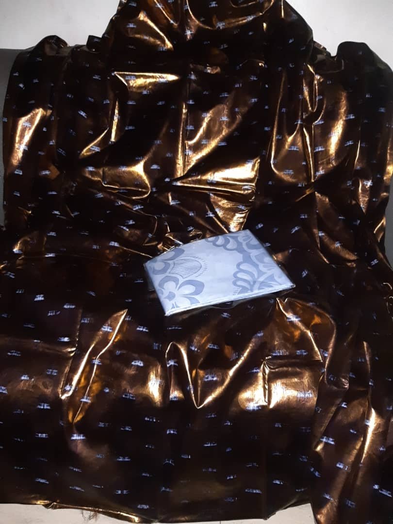 Boubou magnon koura spéciale polman et bleu ciel