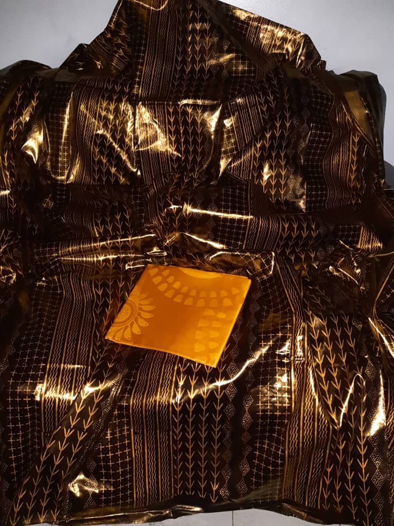 Boubou de magnon lomassa et jaune or