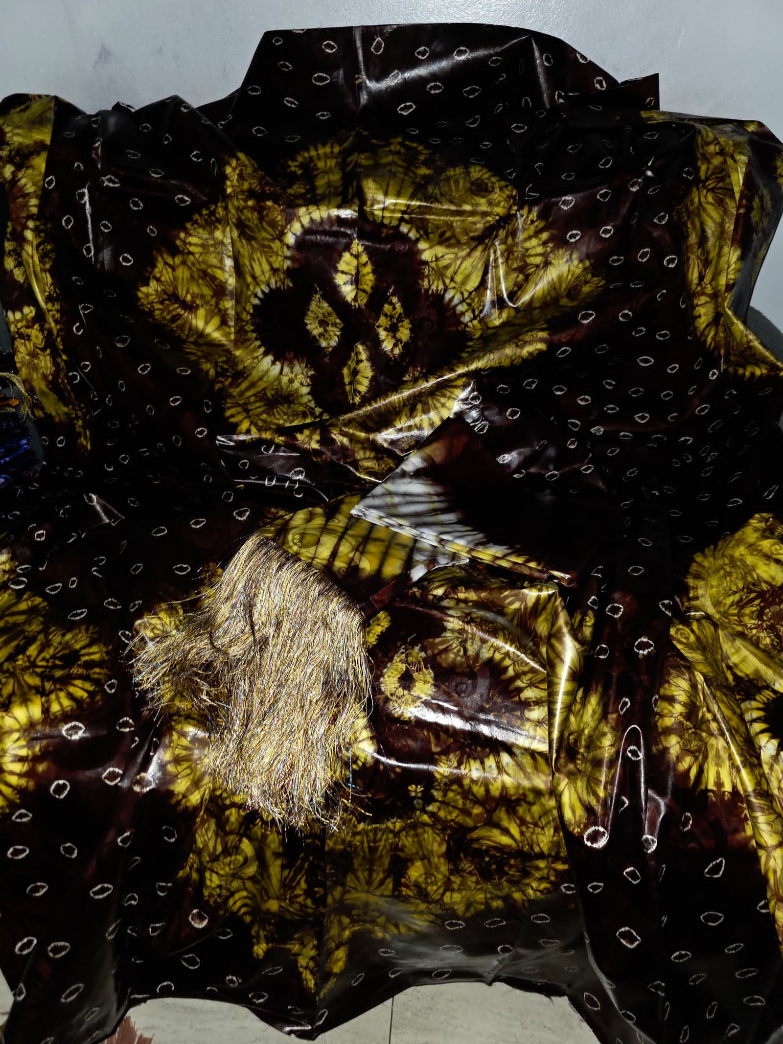 Intemporel boubou siri sans polman jaune et marron